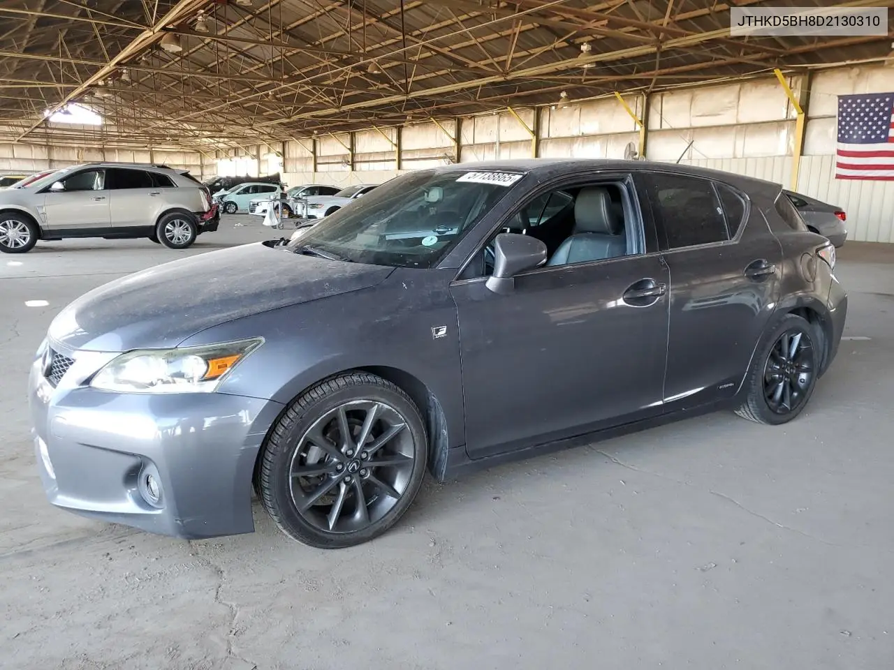 2013 Lexus Ct 200 VIN: JTHKD5BH8D2130310 Lot: 57138865
