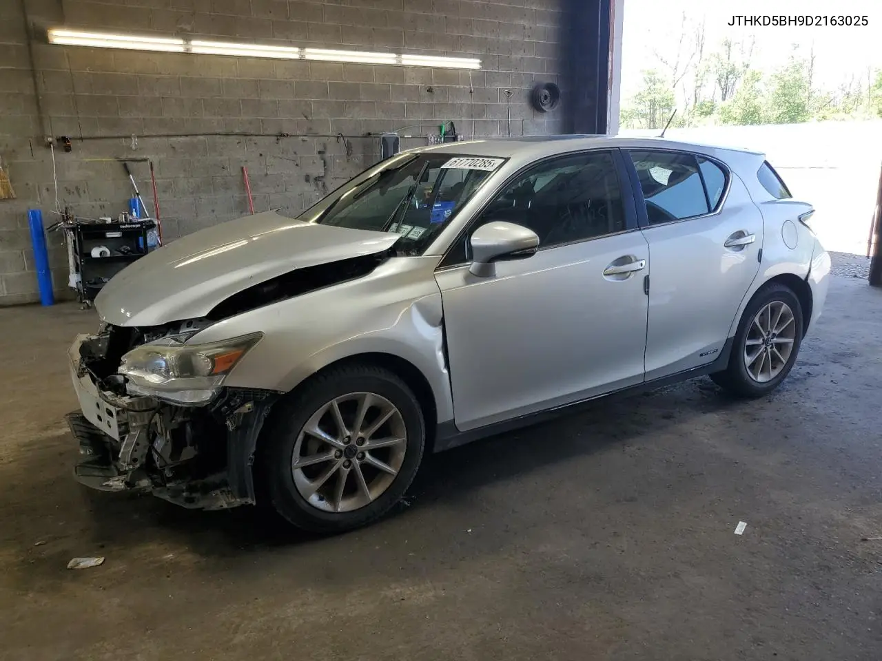 2013 Lexus Ct 200 VIN: JTHKD5BH9D2163025 Lot: 61770285