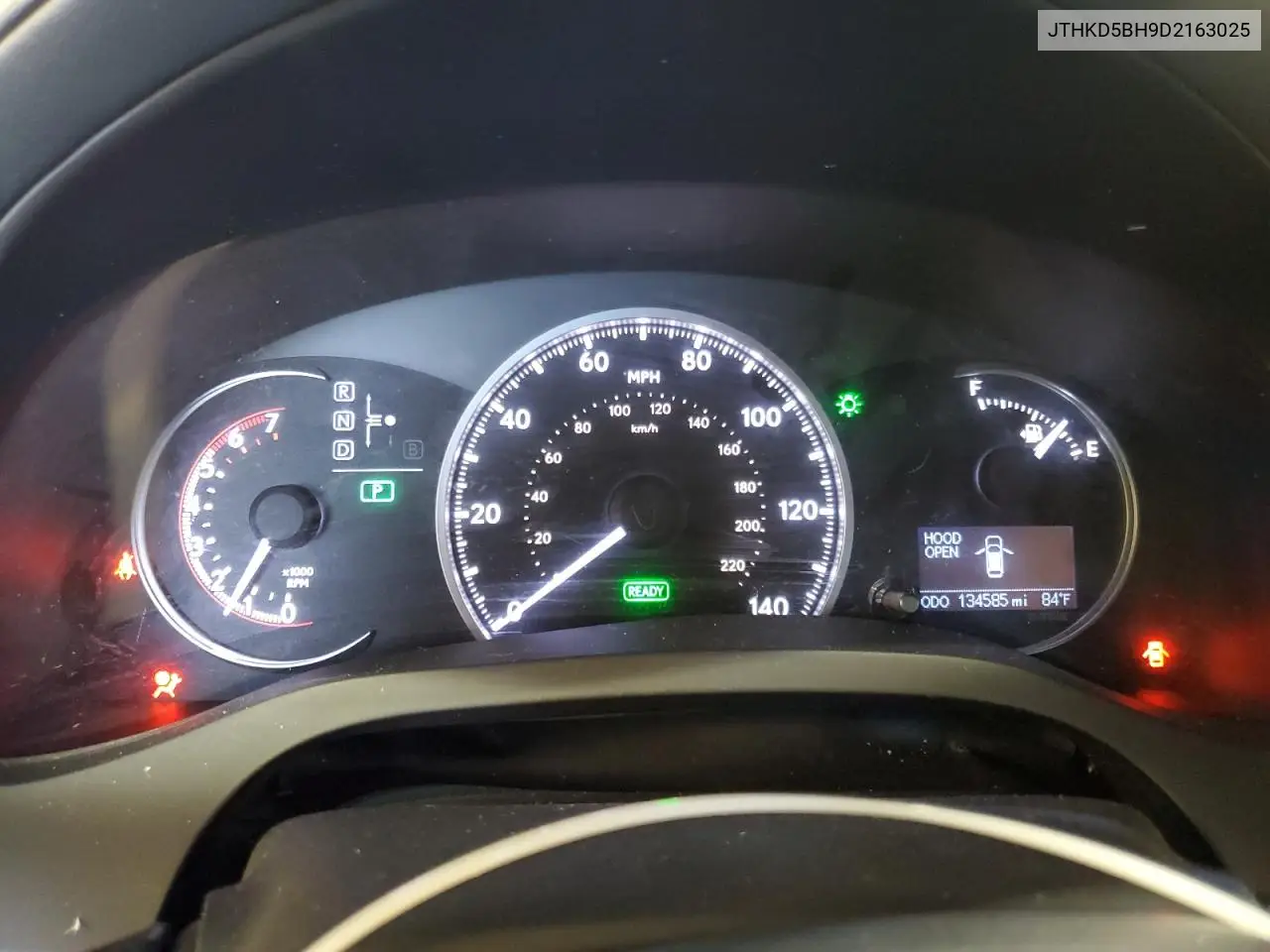 2013 Lexus Ct 200 VIN: JTHKD5BH9D2163025 Lot: 61770285