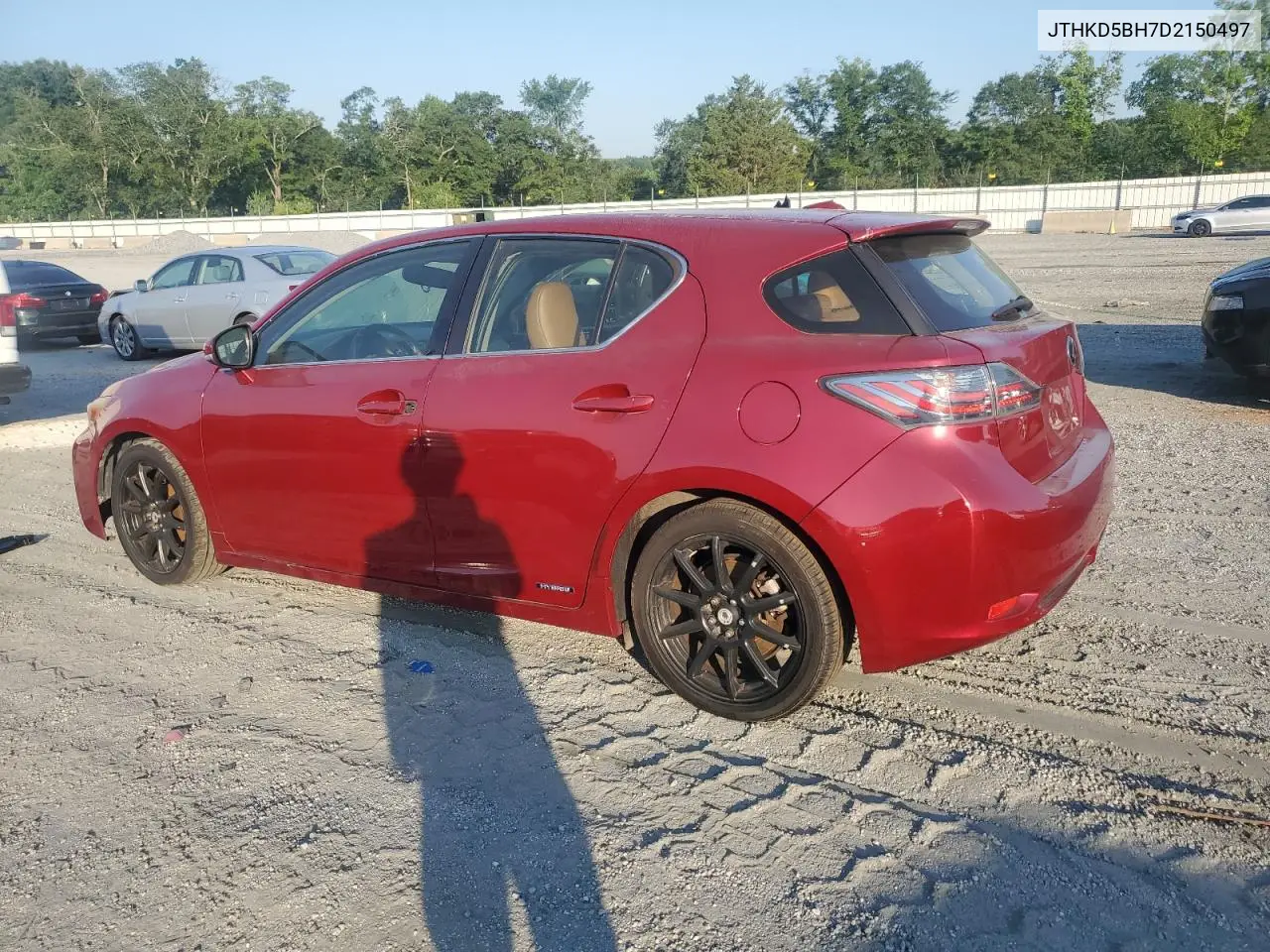 2013 Lexus Ct 200 VIN: JTHKD5BH7D2150497 Lot: 61992205