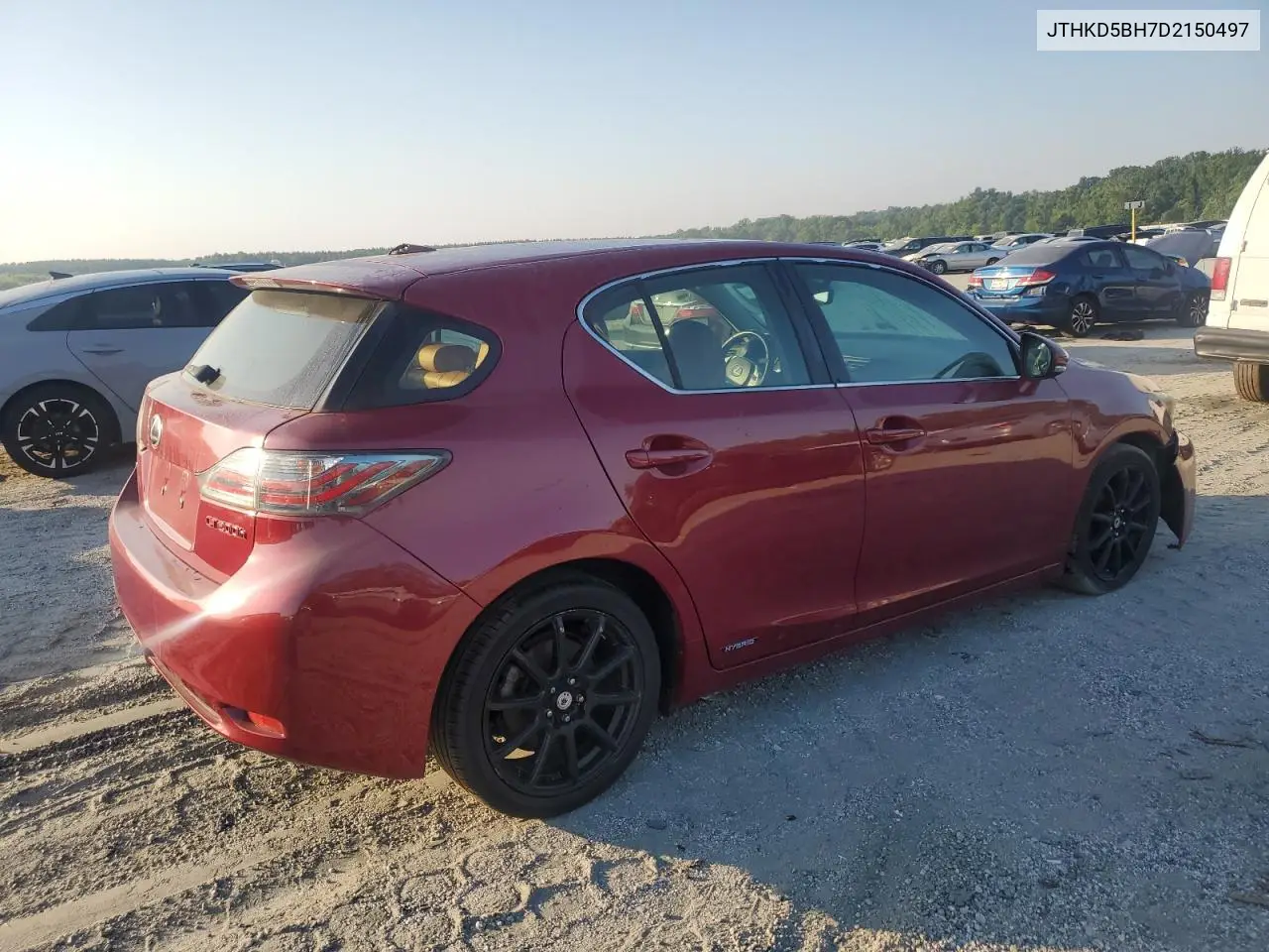2013 Lexus Ct 200 VIN: JTHKD5BH7D2150497 Lot: 61992205