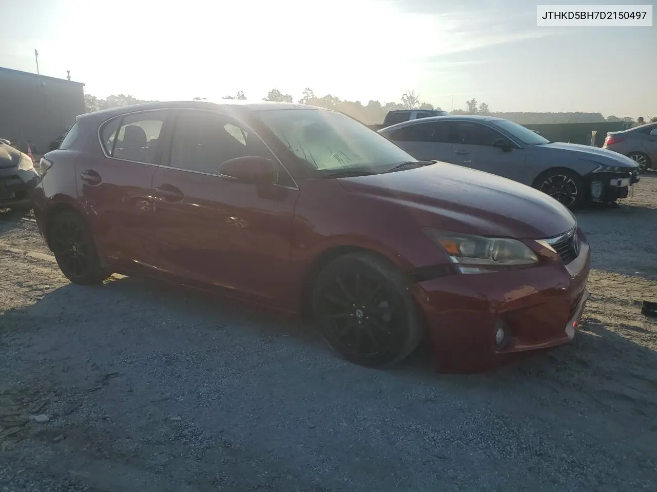 2013 Lexus Ct 200 VIN: JTHKD5BH7D2150497 Lot: 61992205