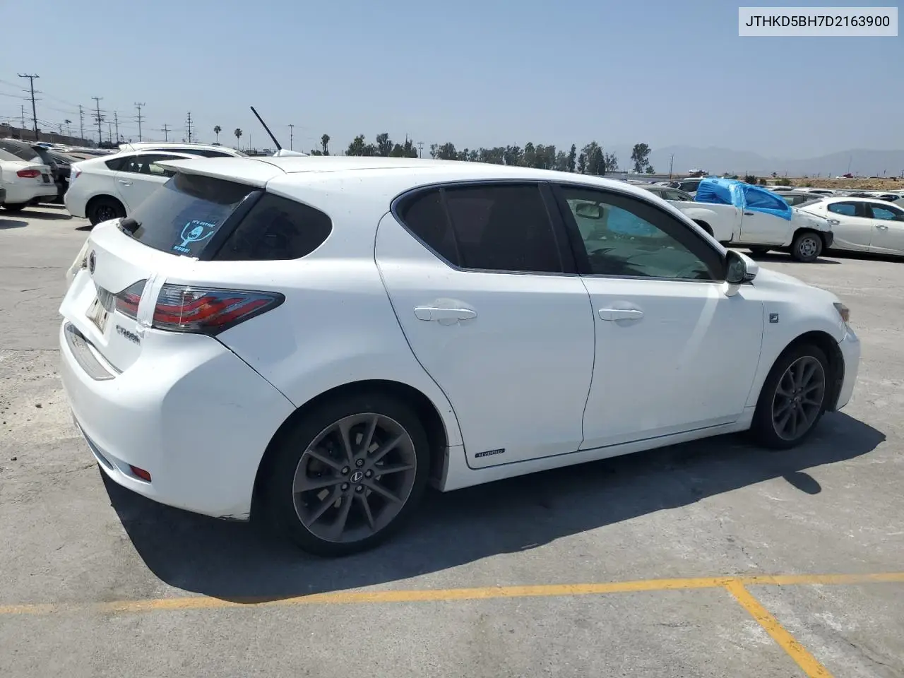 2013 Lexus Ct 200 VIN: JTHKD5BH7D2163900 Lot: 62172735