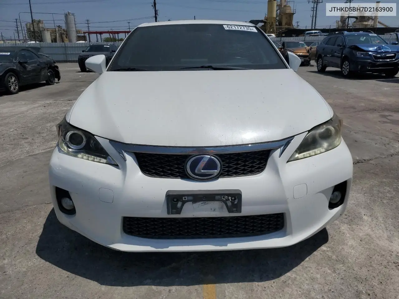 2013 Lexus Ct 200 VIN: JTHKD5BH7D2163900 Lot: 62172735