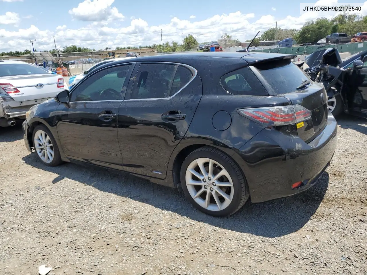 2013 Lexus Ct 200 VIN: JTHKD5BH9D2173540 Lot: 62371555