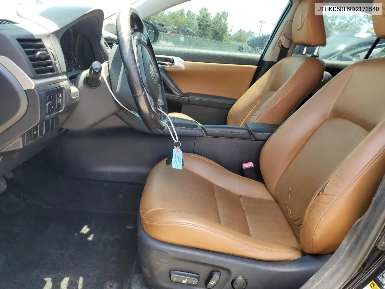2013 Lexus Ct 200 VIN: JTHKD5BH9D2173540 Lot: 62371555