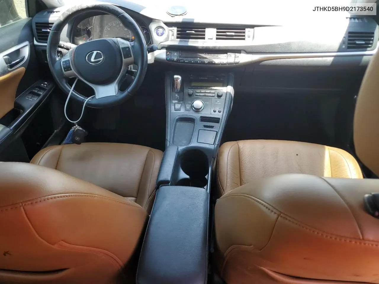 2013 Lexus Ct 200 VIN: JTHKD5BH9D2173540 Lot: 62371555