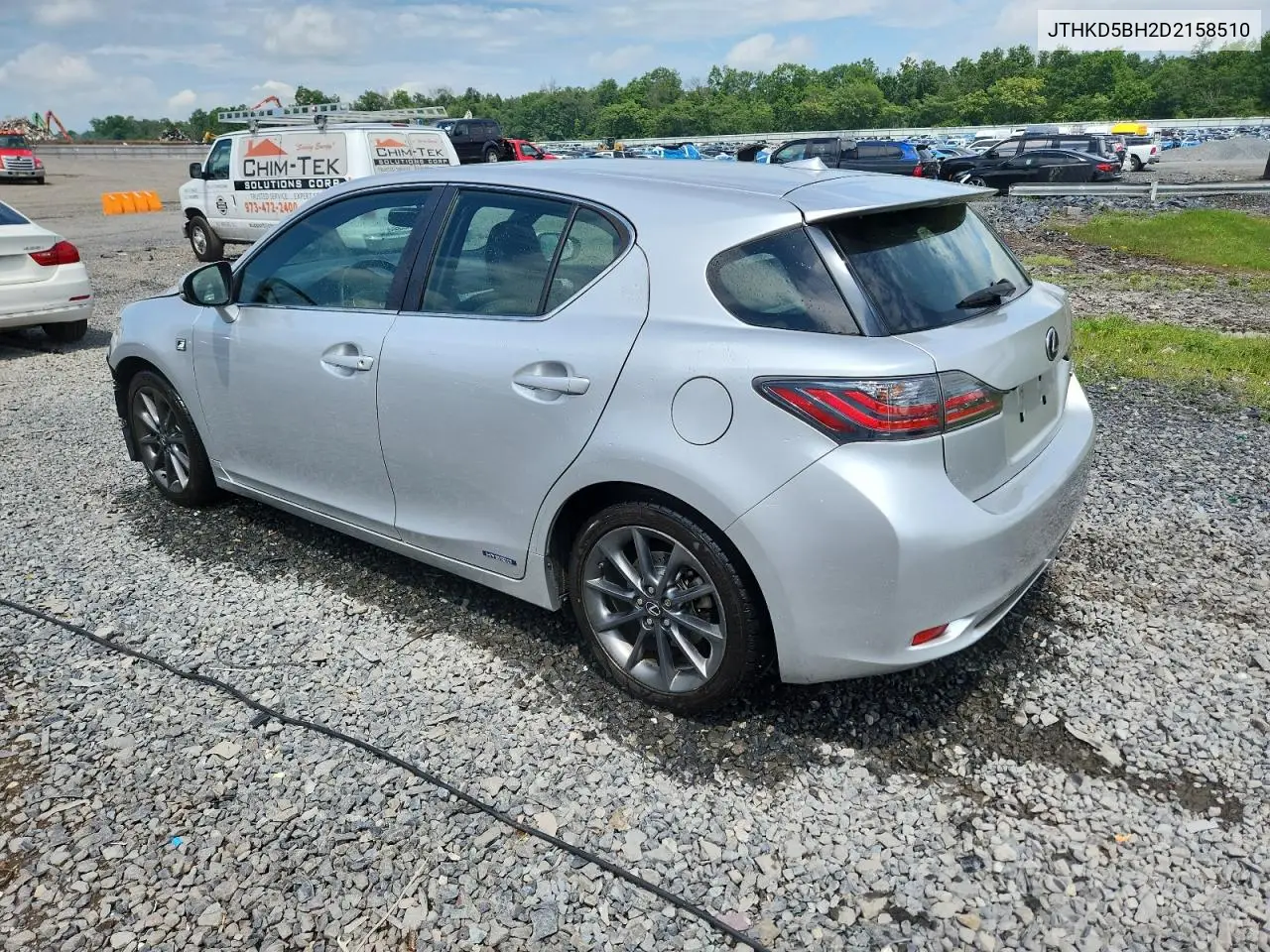 2013 Lexus Ct 200 VIN: JTHKD5BH2D2158510 Lot: 62389395