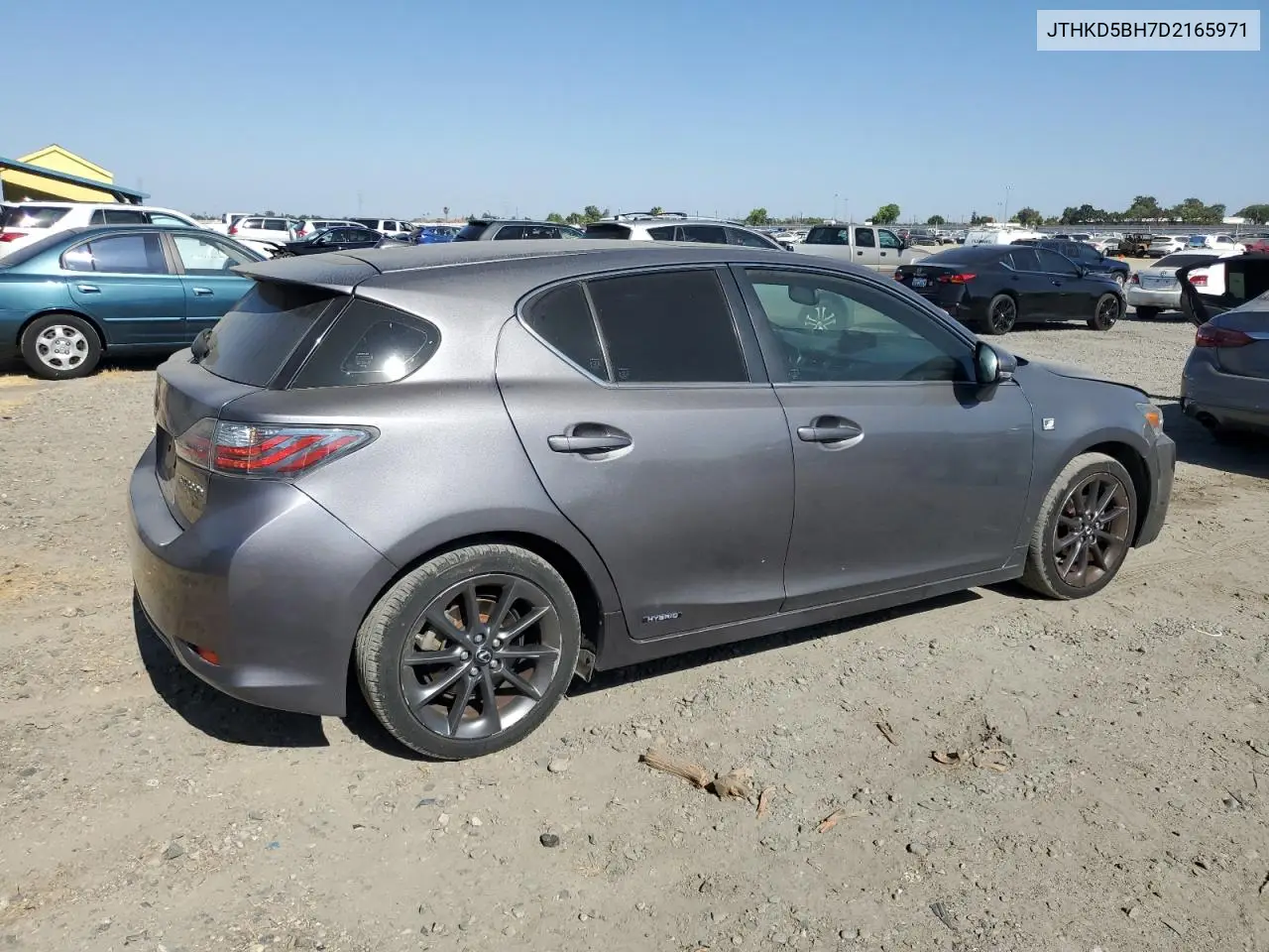 2013 Lexus Ct 200 VIN: JTHKD5BH7D2165971 Lot: 62601165