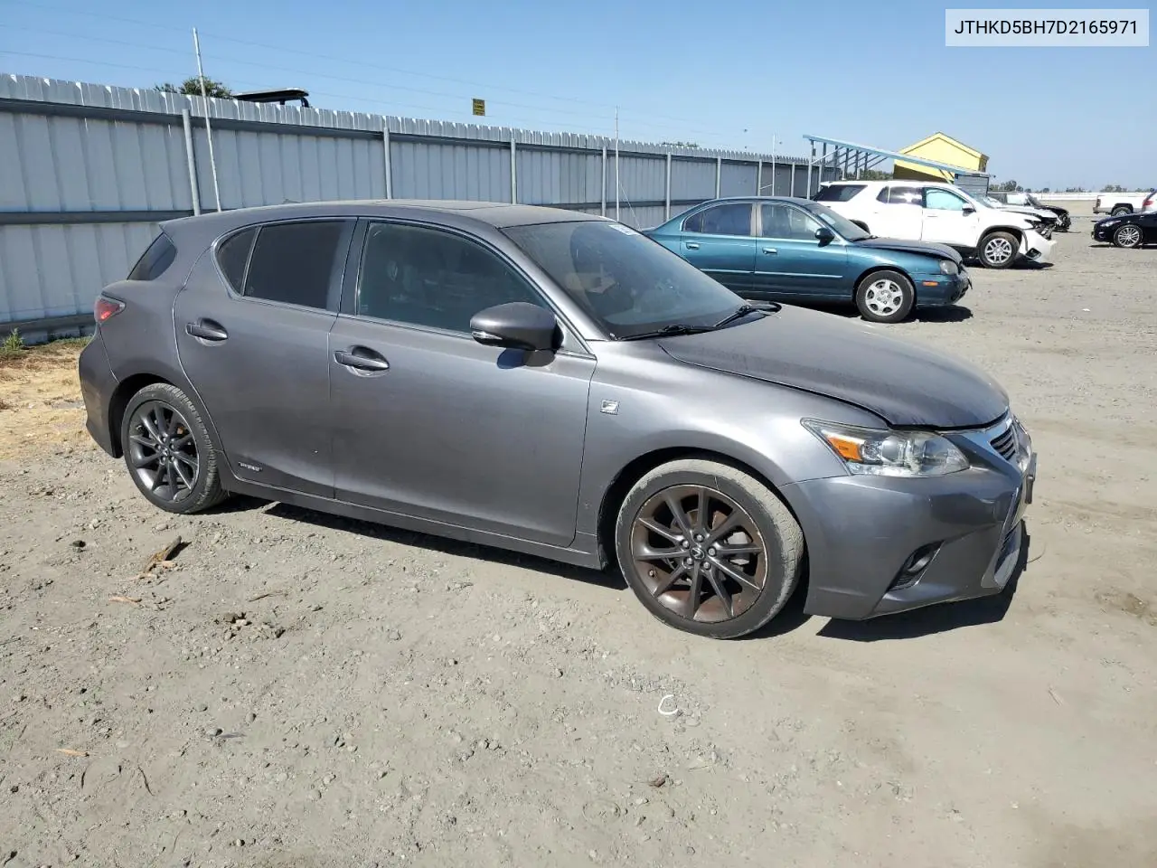 2013 Lexus Ct 200 VIN: JTHKD5BH7D2165971 Lot: 62601165