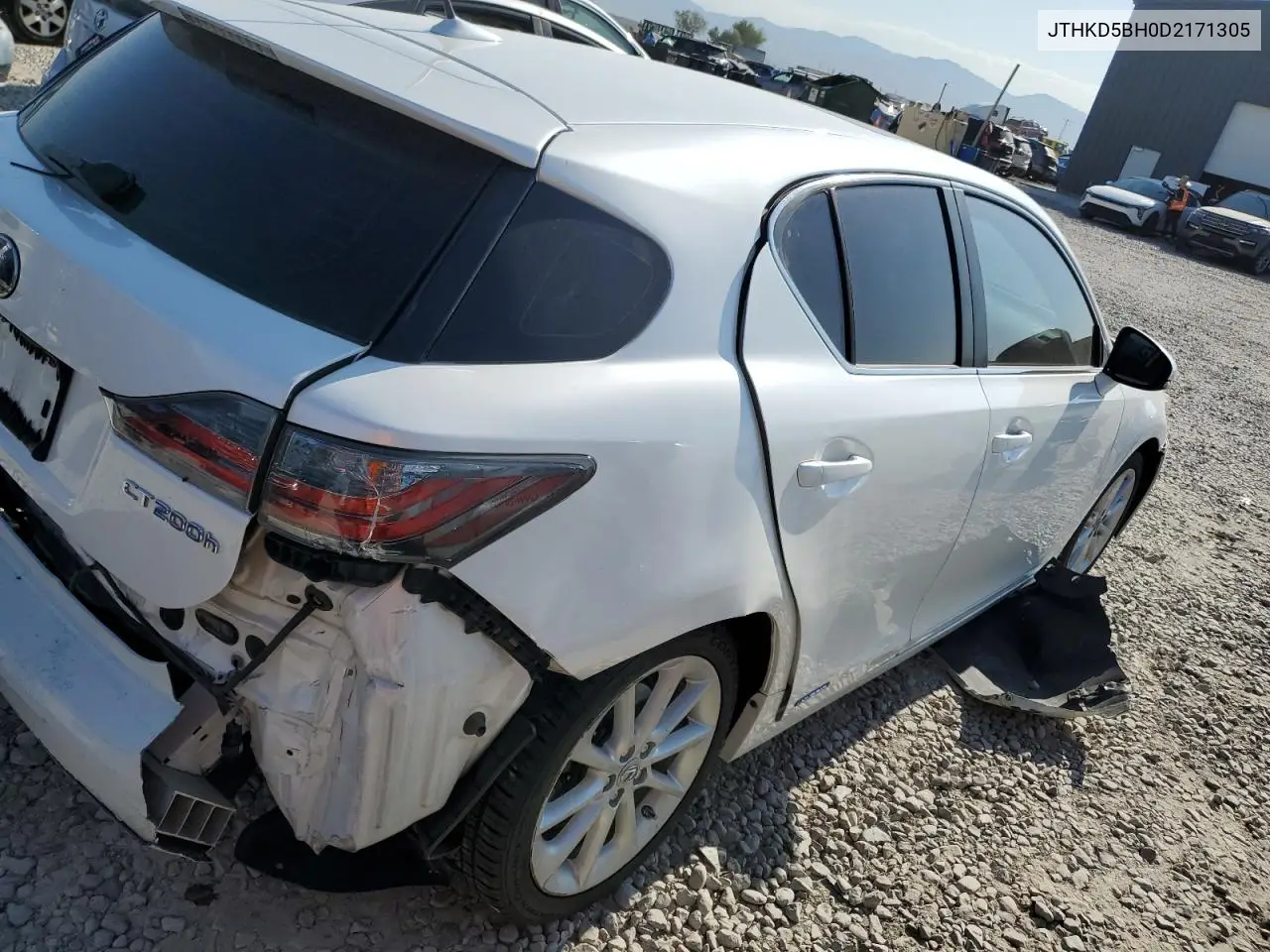 2013 Lexus Ct 200 VIN: JTHKD5BH0D2171305 Lot: 62963905