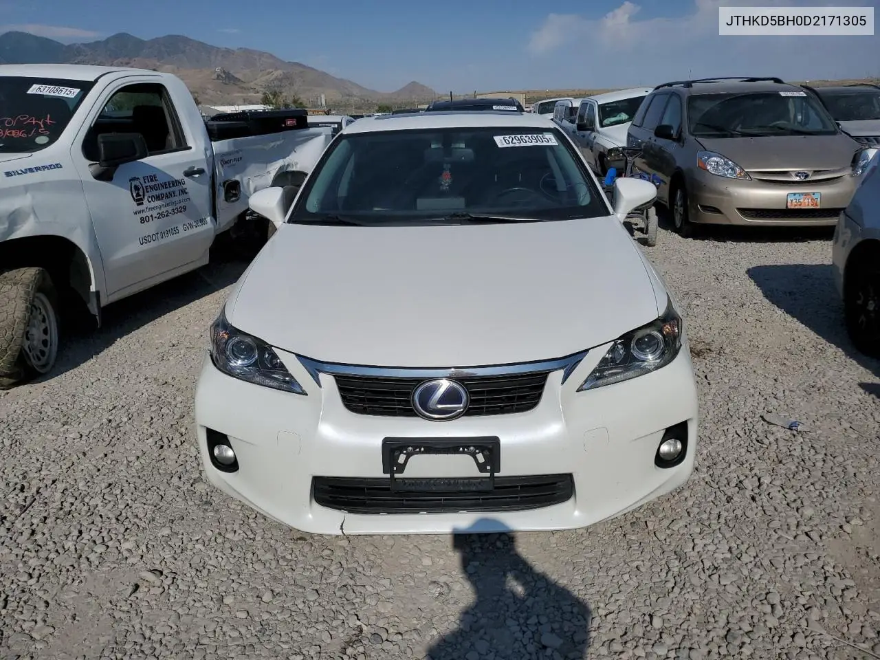 2013 Lexus Ct 200 VIN: JTHKD5BH0D2171305 Lot: 62963905