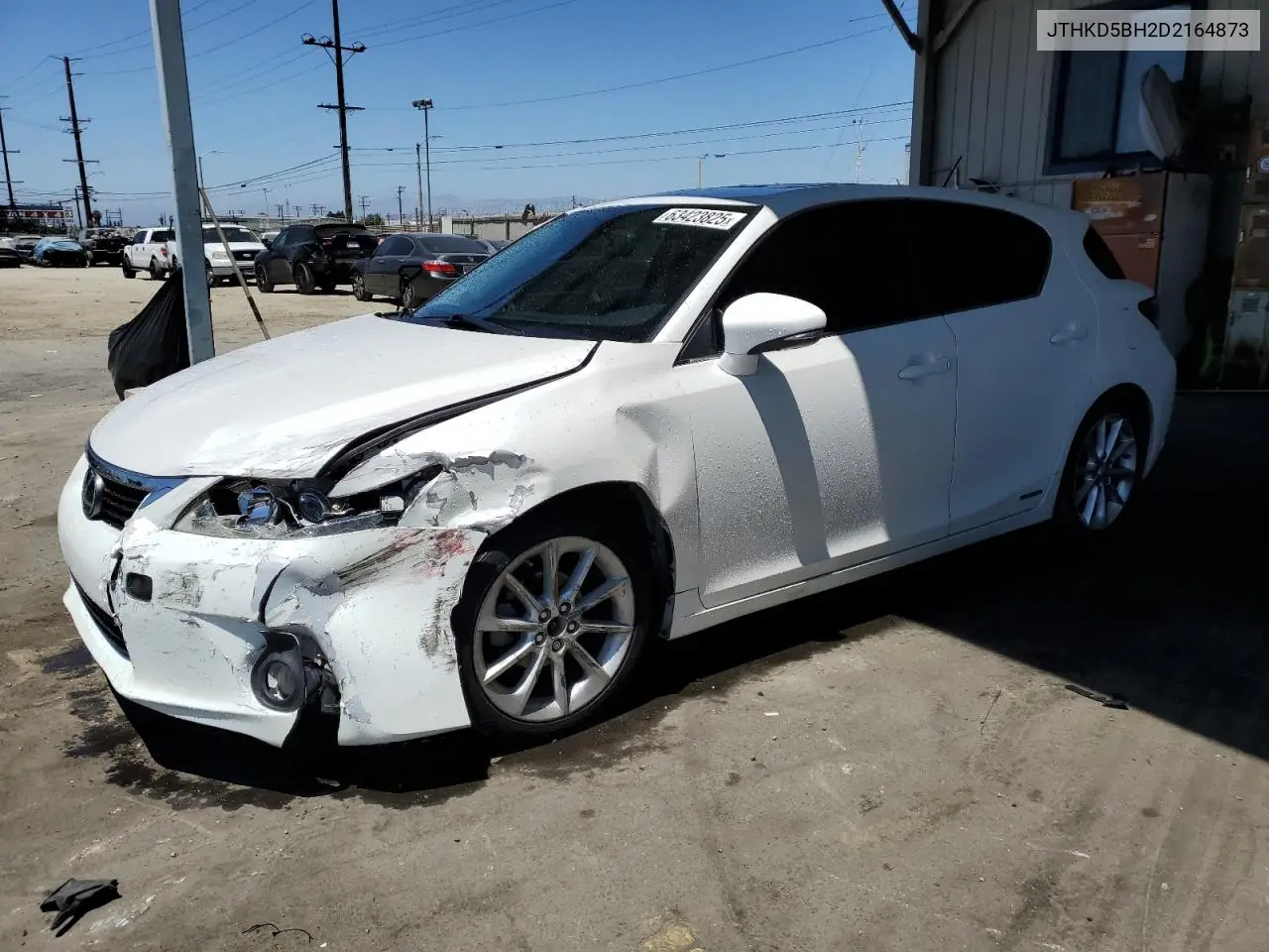 2013 Lexus Ct 200 VIN: JTHKD5BH2D2164873 Lot: 63423825