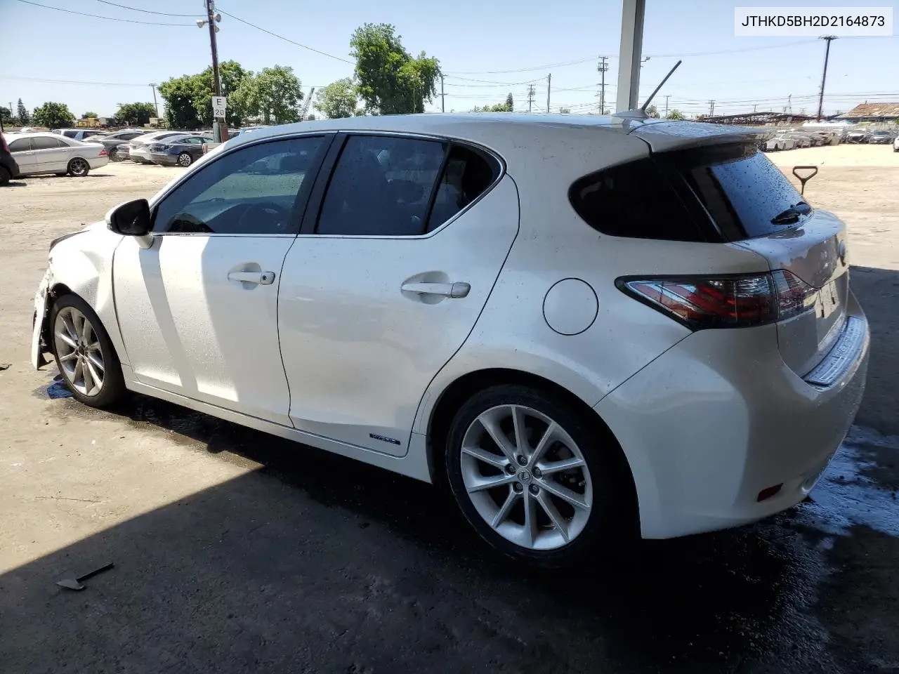 2013 Lexus Ct 200 VIN: JTHKD5BH2D2164873 Lot: 63423825