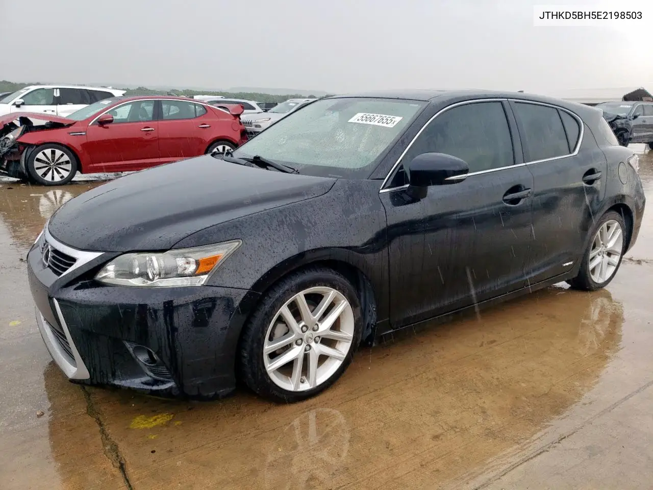 2014 Lexus Ct 200 VIN: JTHKD5BH5E2198503 Lot: 55667655