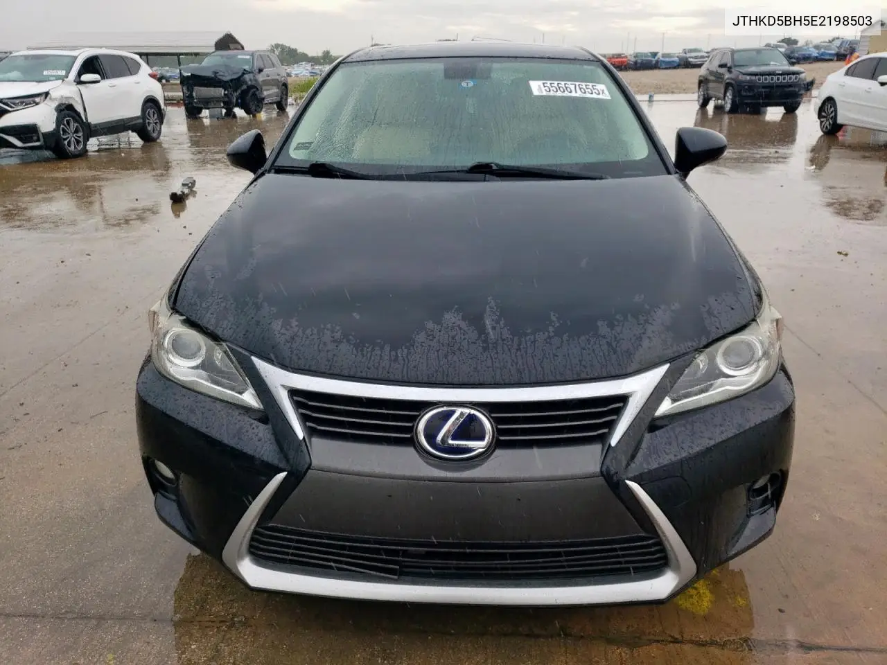 2014 Lexus Ct 200 VIN: JTHKD5BH5E2198503 Lot: 55667655