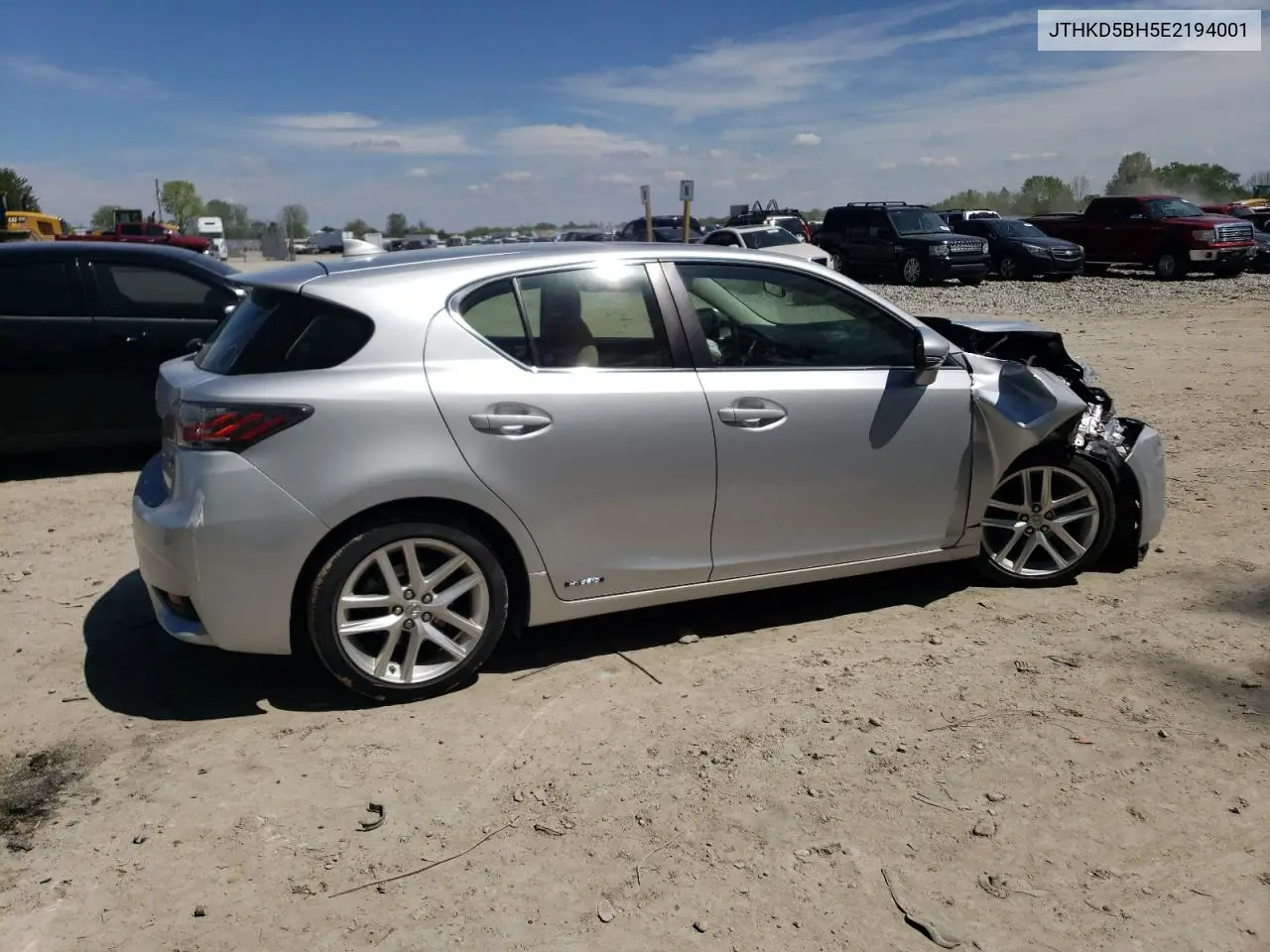 2014 Lexus Ct 200 VIN: JTHKD5BH5E2194001 Lot: 55929535