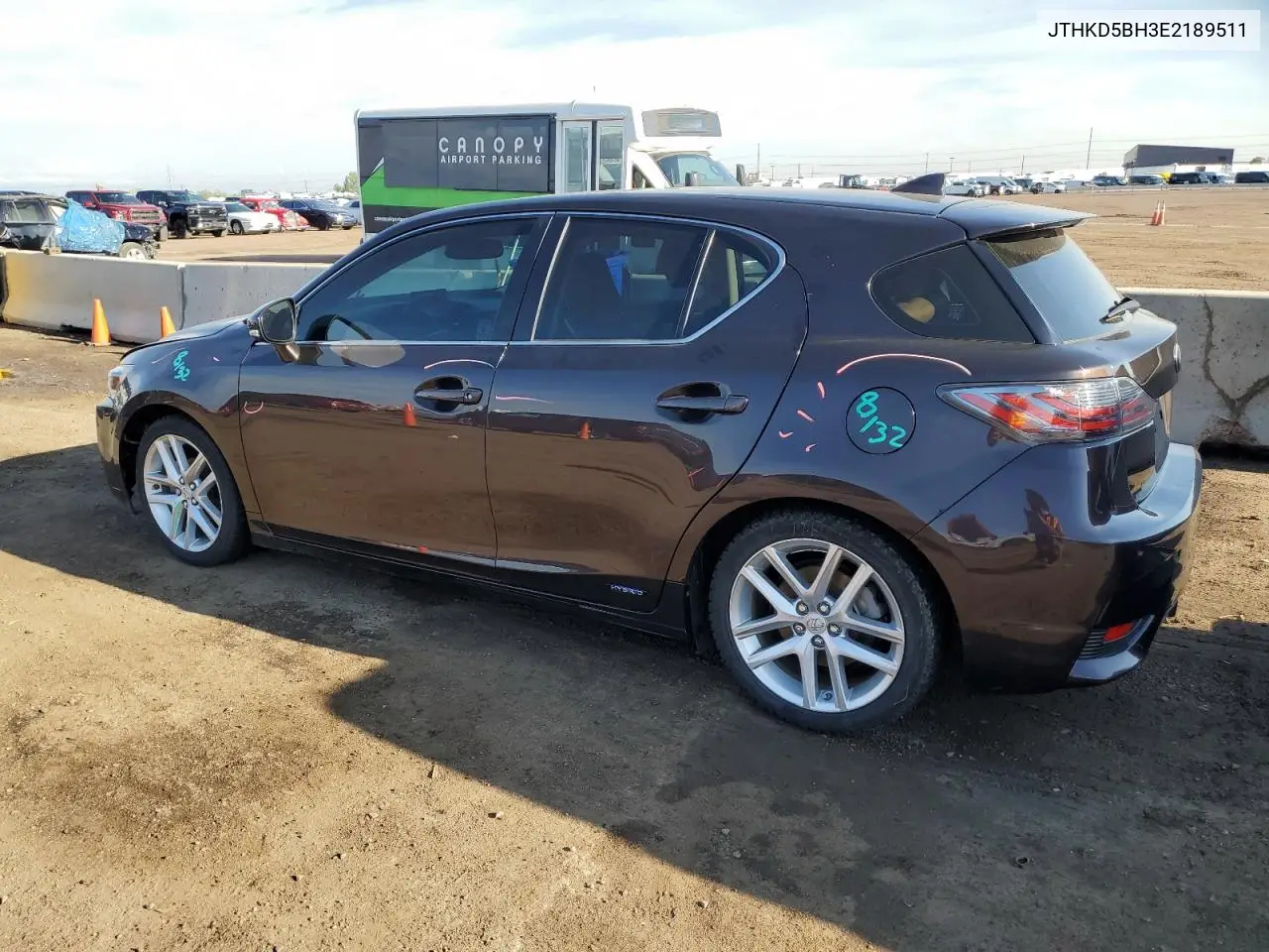 2014 Lexus Ct 200 VIN: JTHKD5BH3E2189511 Lot: 56052265
