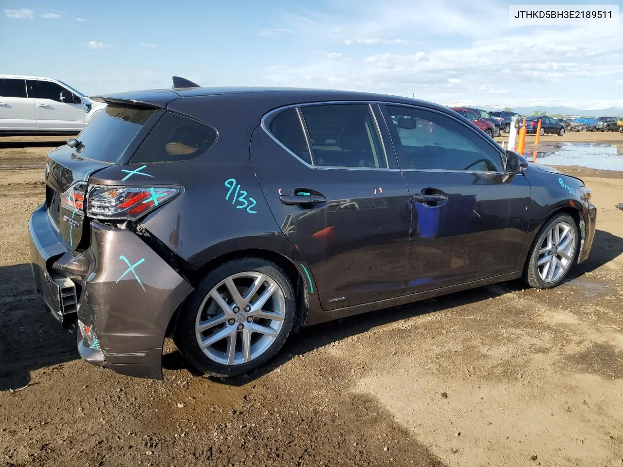2014 Lexus Ct 200 VIN: JTHKD5BH3E2189511 Lot: 56052265