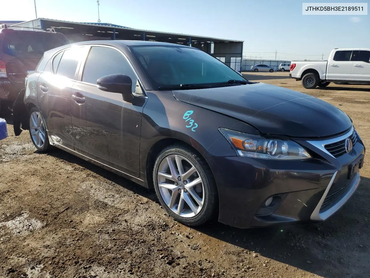 2014 Lexus Ct 200 VIN: JTHKD5BH3E2189511 Lot: 56052265