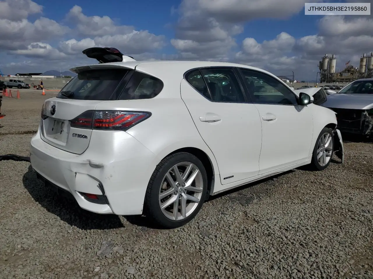 2014 Lexus Ct 200 VIN: JTHKD5BH3E2195860 Lot: 56685465