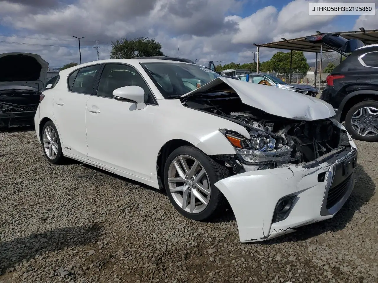2014 Lexus Ct 200 VIN: JTHKD5BH3E2195860 Lot: 56685465