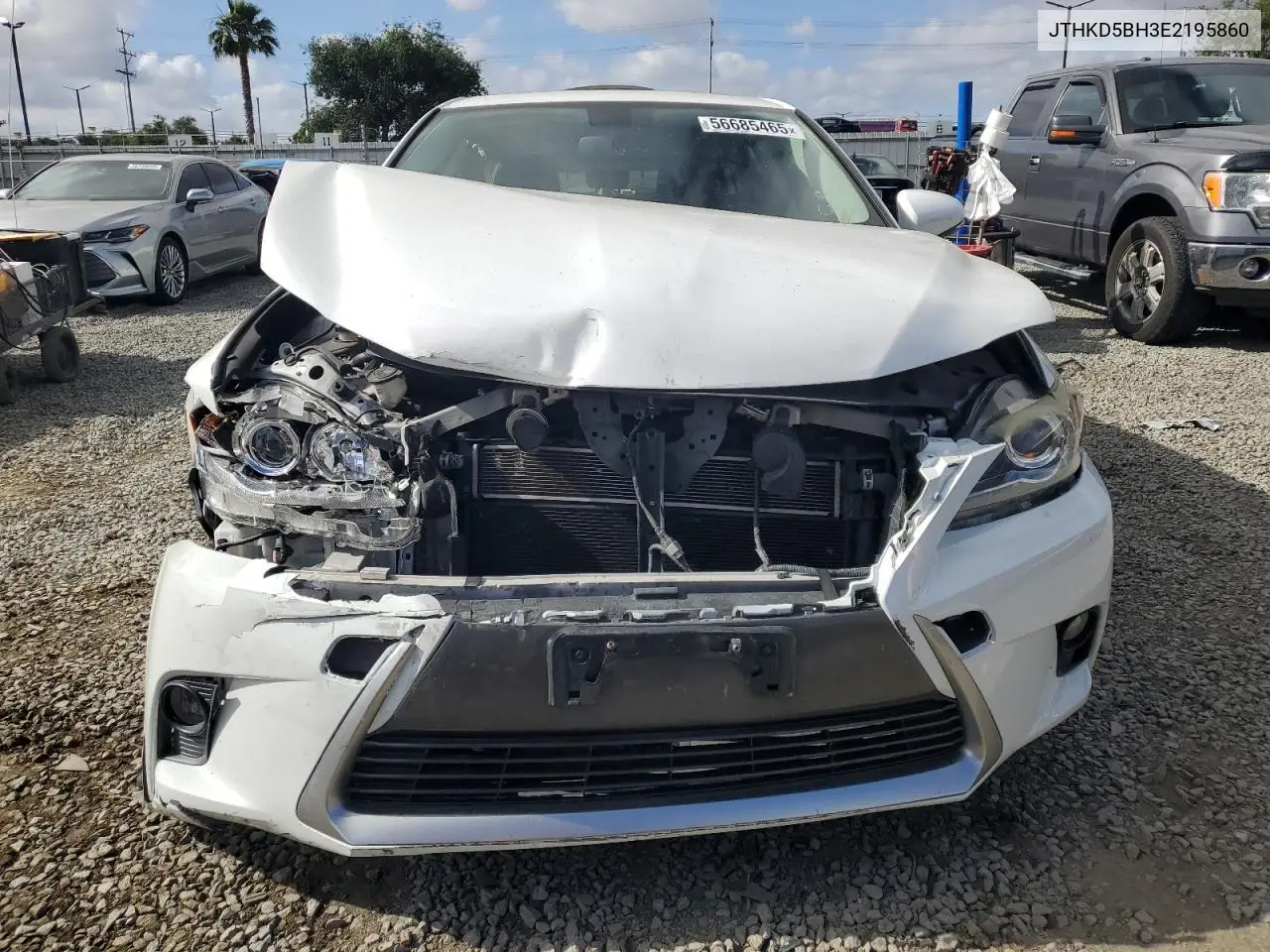 2014 Lexus Ct 200 VIN: JTHKD5BH3E2195860 Lot: 56685465