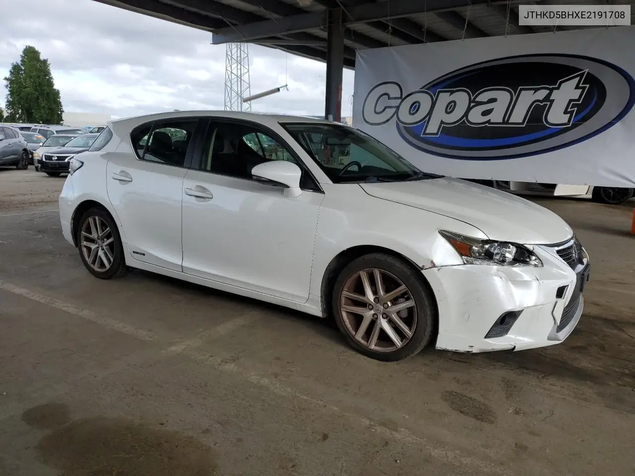 2014 Lexus Ct 200 VIN: JTHKD5BHXE2191708 Lot: 56928445