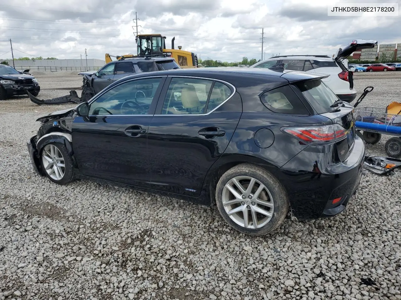 2014 Lexus Ct 200 VIN: JTHKD5BH8E2178200 Lot: 56970795