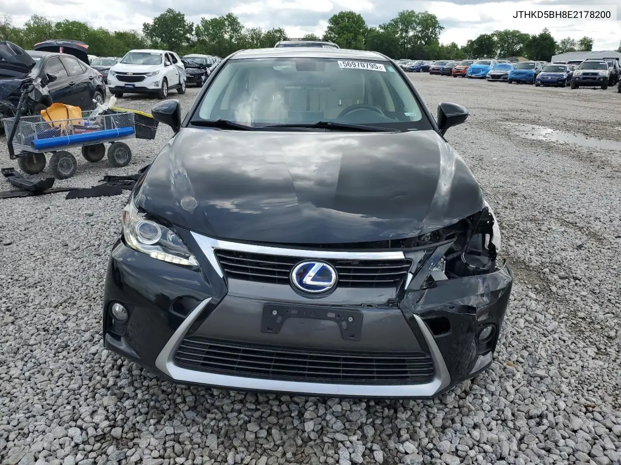 2014 Lexus Ct 200 VIN: JTHKD5BH8E2178200 Lot: 56970795