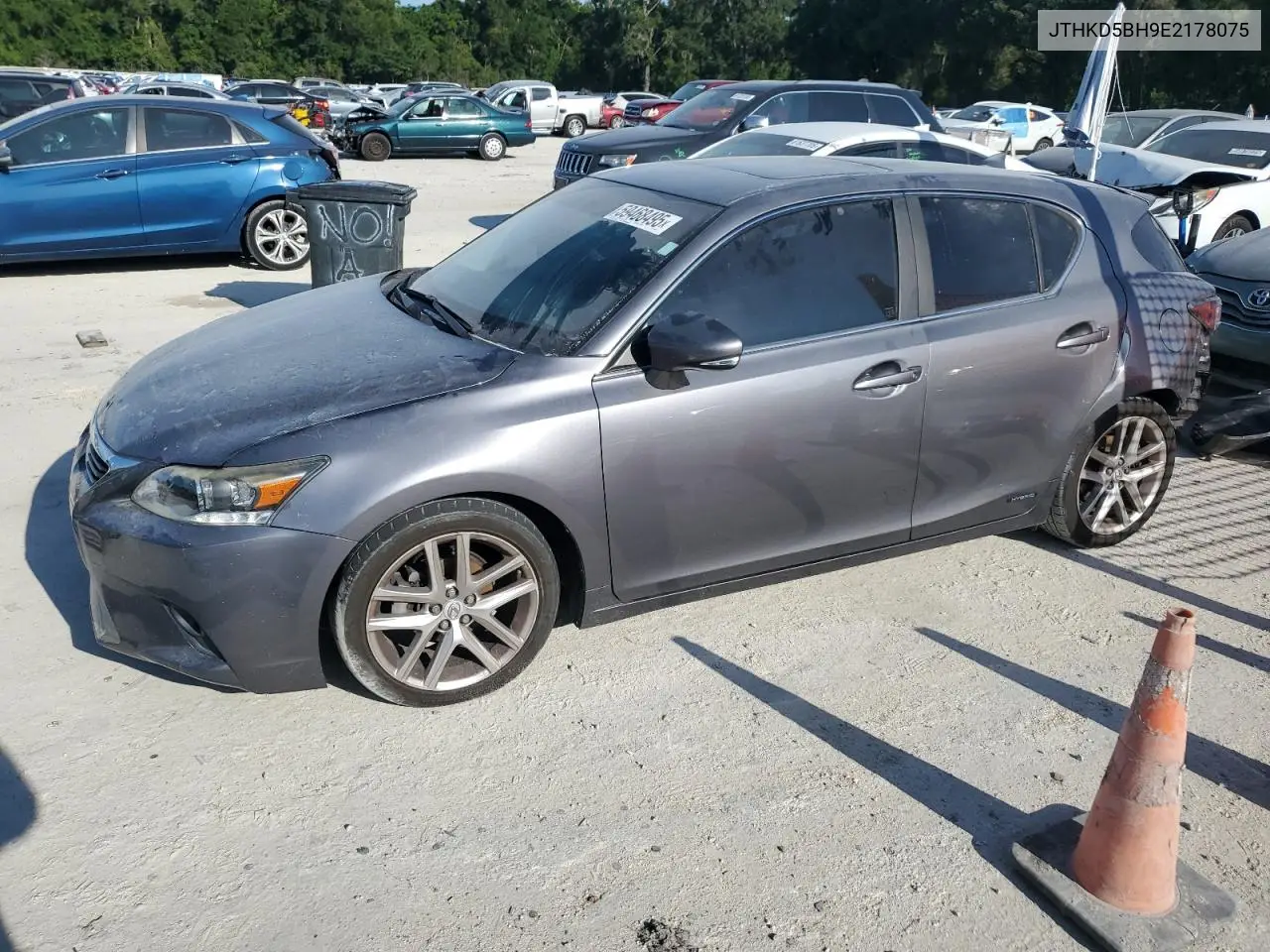 2014 Lexus Ct 200 VIN: JTHKD5BH9E2178075 Lot: 59468495