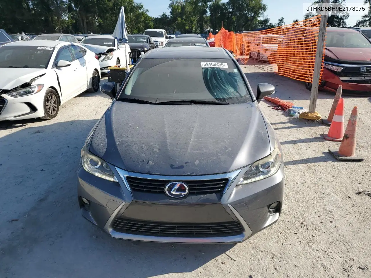 2014 Lexus Ct 200 VIN: JTHKD5BH9E2178075 Lot: 59468495