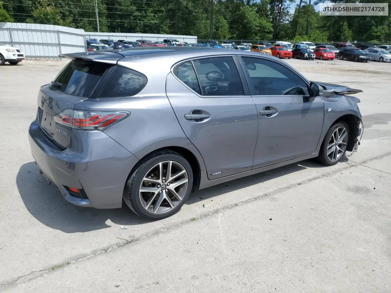 2014 Lexus Ct 200 VIN: JTHKD5BH8E2174728 Lot: 61008715
