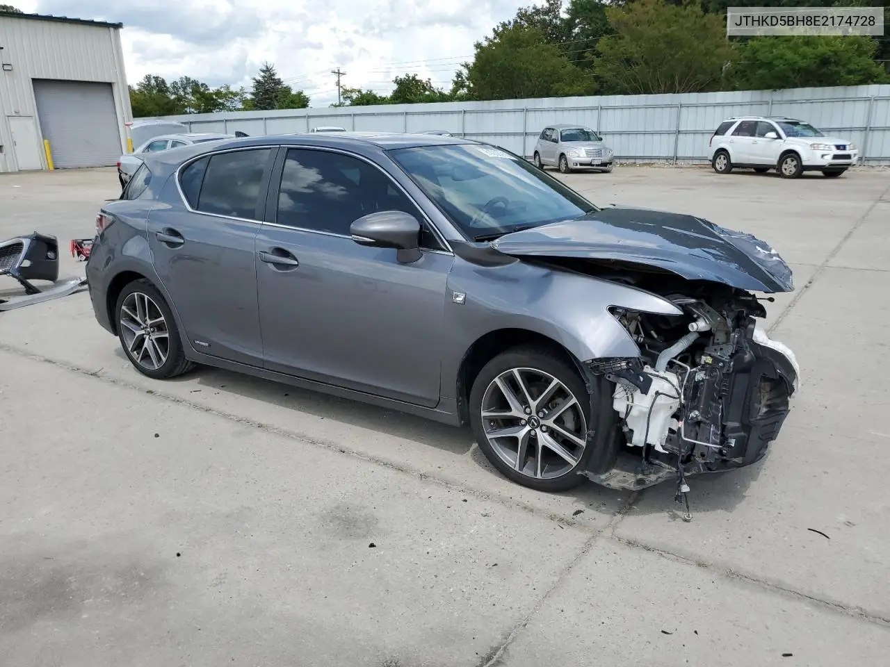 2014 Lexus Ct 200 VIN: JTHKD5BH8E2174728 Lot: 61008715