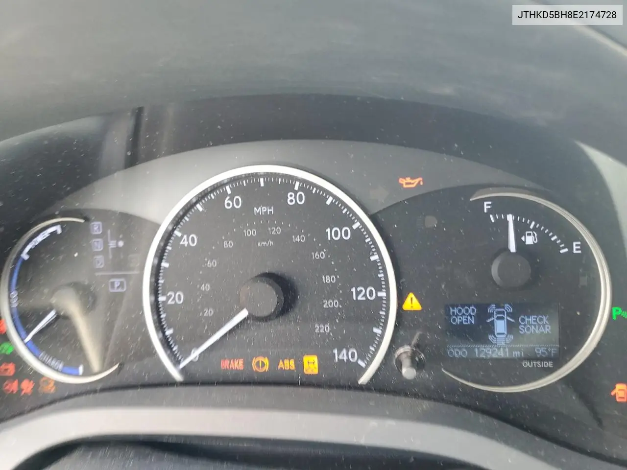 2014 Lexus Ct 200 VIN: JTHKD5BH8E2174728 Lot: 61008715
