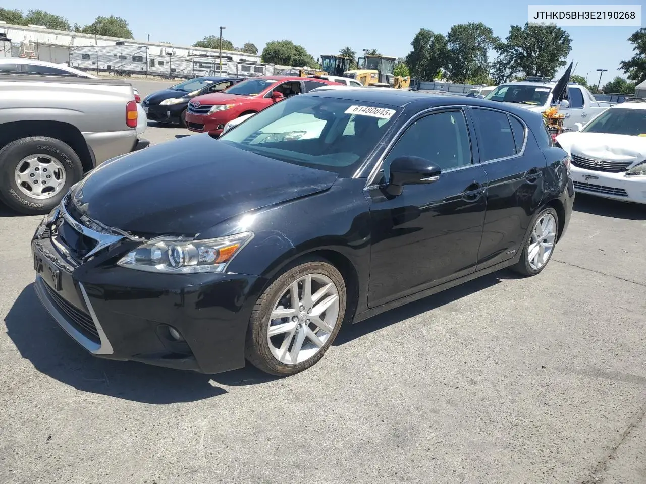 2014 Lexus Ct 200 VIN: JTHKD5BH3E2190268 Lot: 61480845