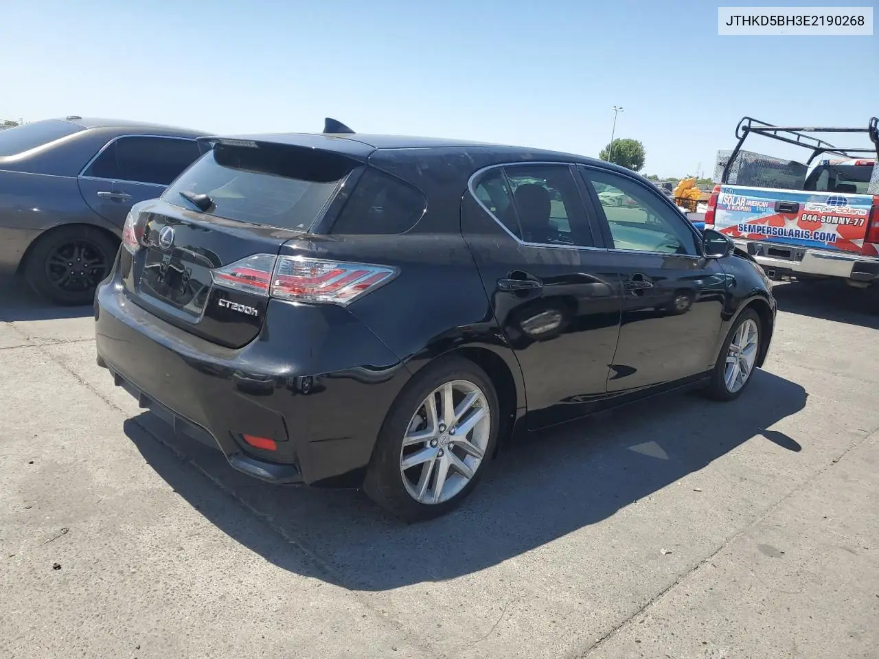 2014 Lexus Ct 200 VIN: JTHKD5BH3E2190268 Lot: 61480845