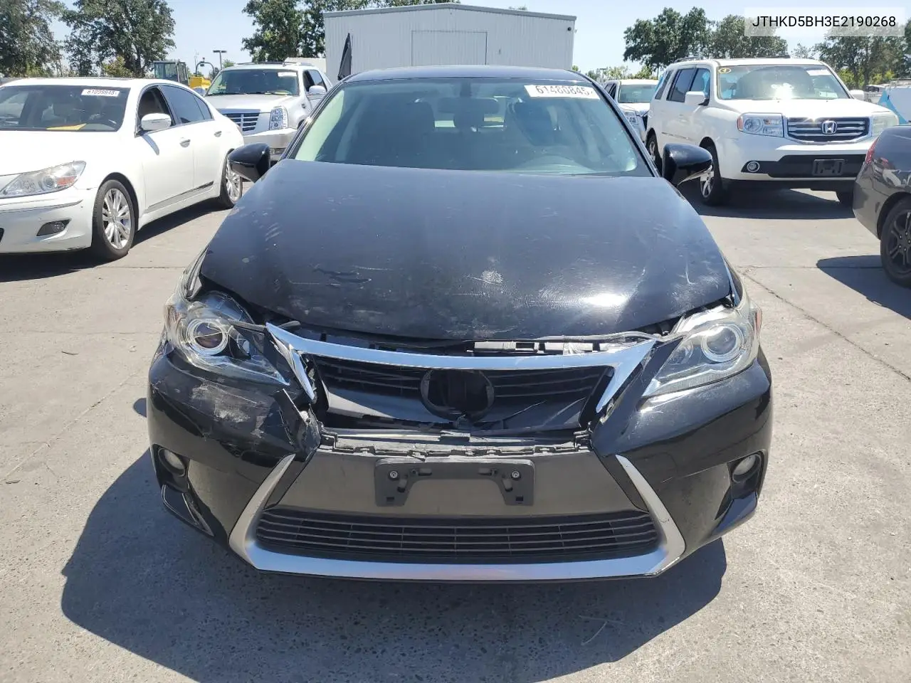 2014 Lexus Ct 200 VIN: JTHKD5BH3E2190268 Lot: 61480845