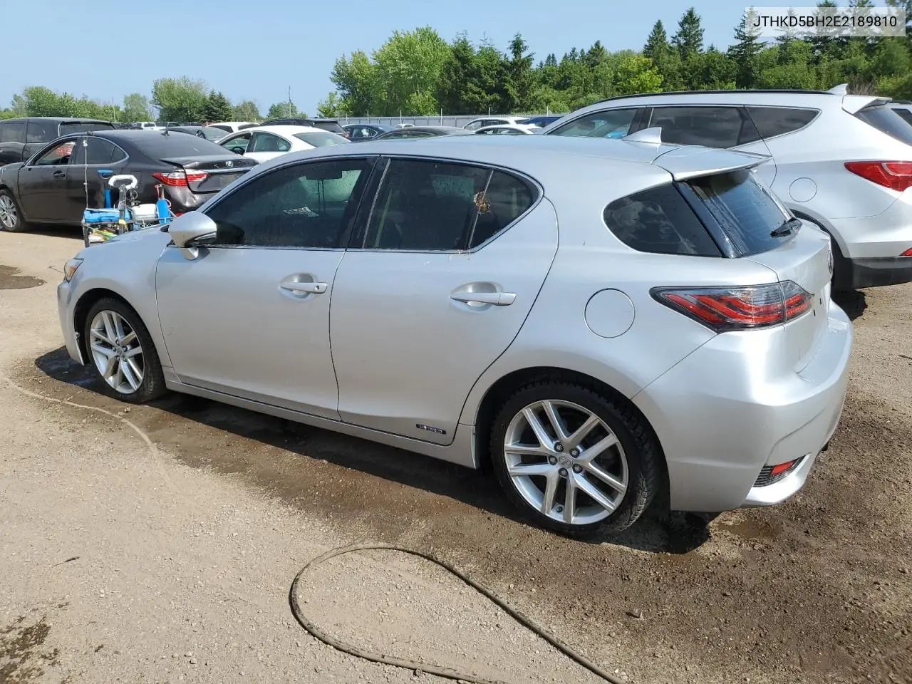 2014 Lexus Ct 200 VIN: JTHKD5BH2E2189810 Lot: 61560485