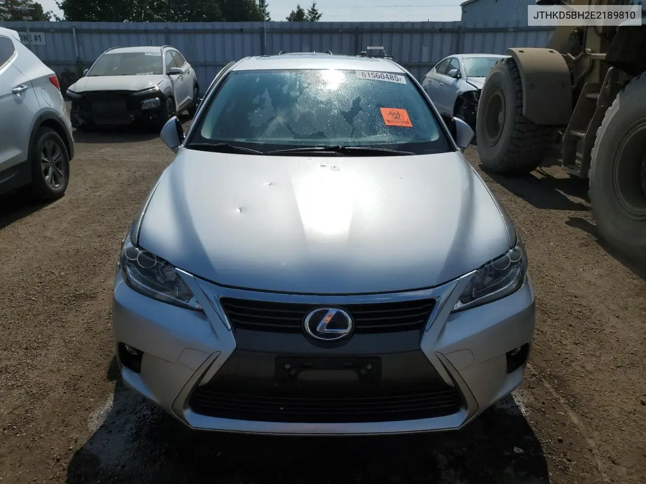 2014 Lexus Ct 200 VIN: JTHKD5BH2E2189810 Lot: 61560485