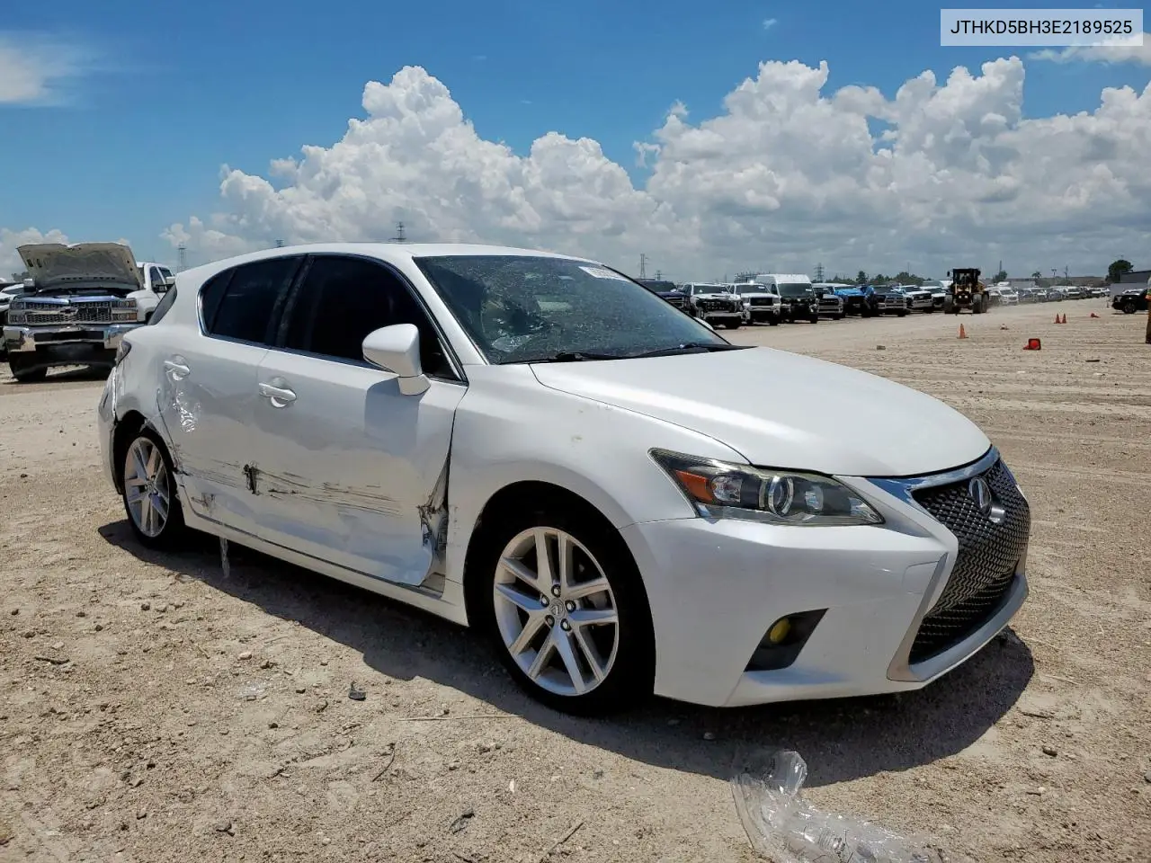 2014 Lexus Ct 200 VIN: JTHKD5BH3E2189525 Lot: 62602215