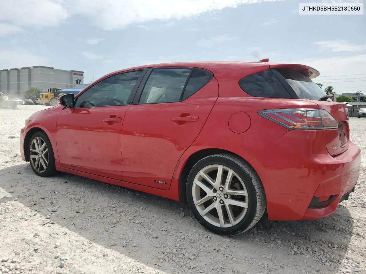 2014 Lexus Ct 200 VIN: JTHKD5BH5E2180650 Lot: 63185325