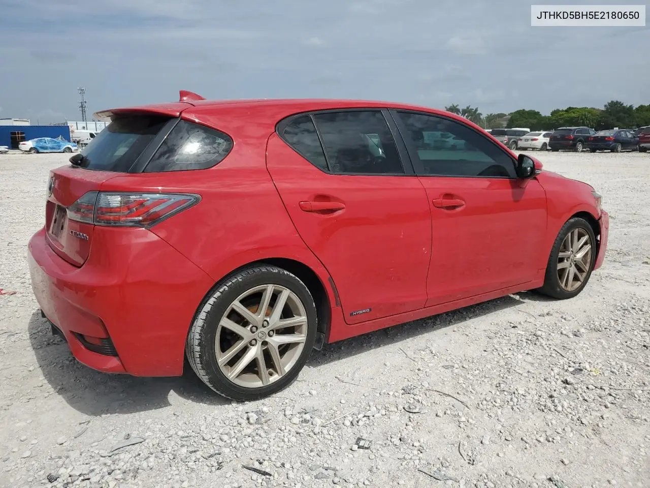2014 Lexus Ct 200 VIN: JTHKD5BH5E2180650 Lot: 63185325