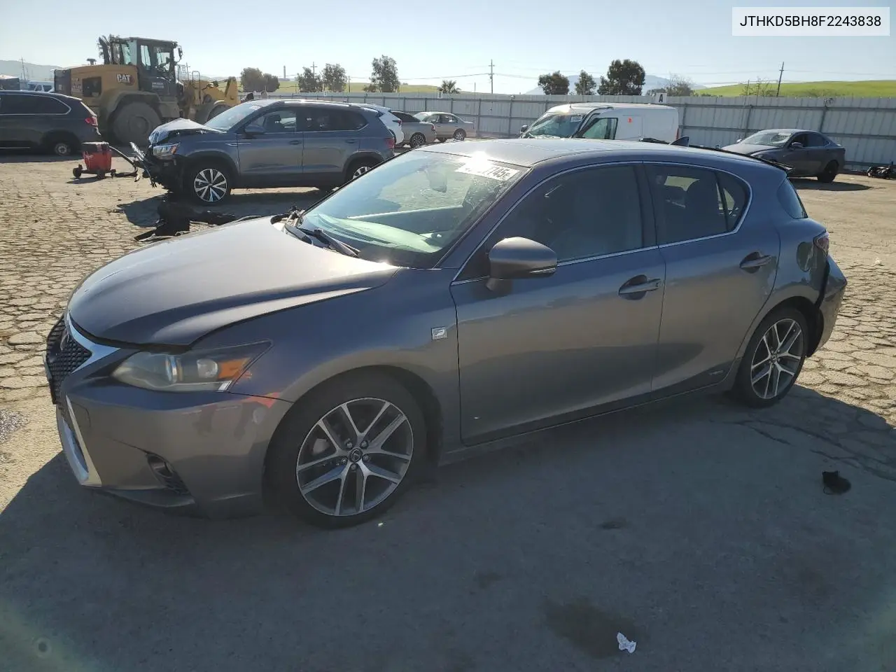 2015 Lexus Ct 200 VIN: JTHKD5BH8F2243838 Lot: 49727745