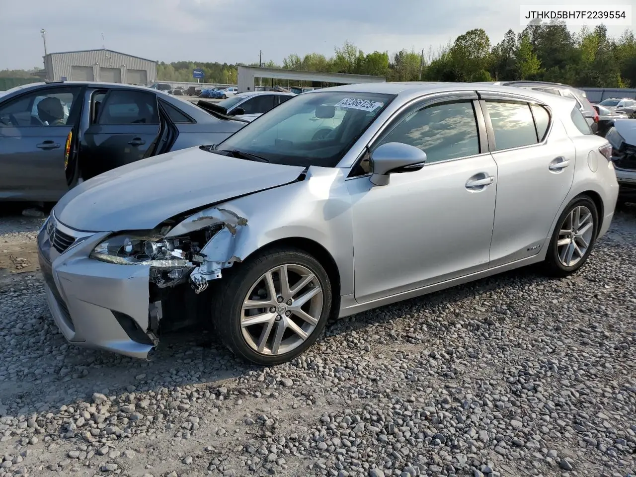 2015 Lexus Ct 200 VIN: JTHKD5BH7F2239554 Lot: 52366125