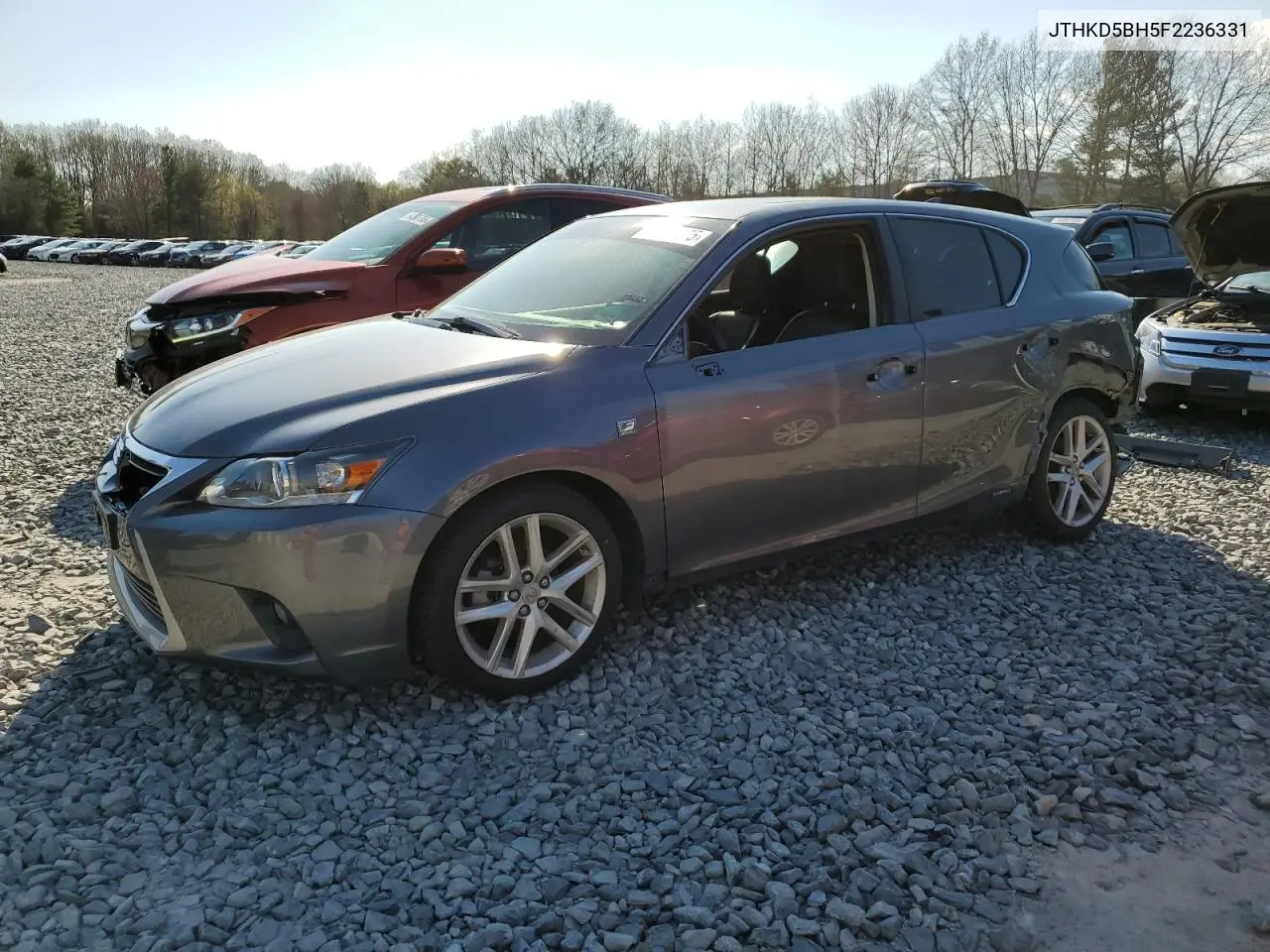 2015 Lexus Ct 200 VIN: JTHKD5BH5F2236331 Lot: 54050875