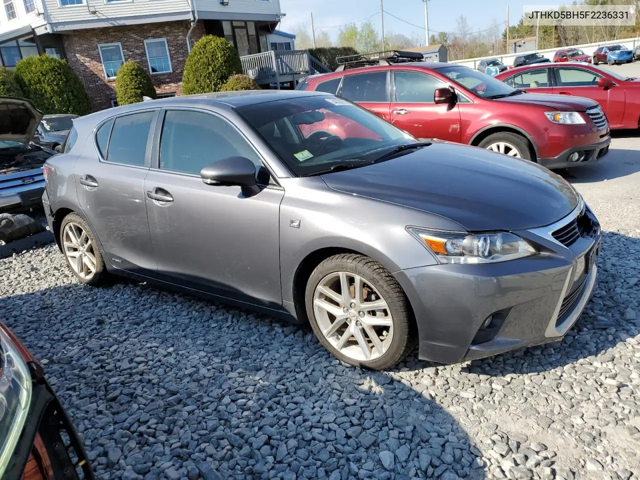 2015 Lexus Ct 200 VIN: JTHKD5BH5F2236331 Lot: 54050875