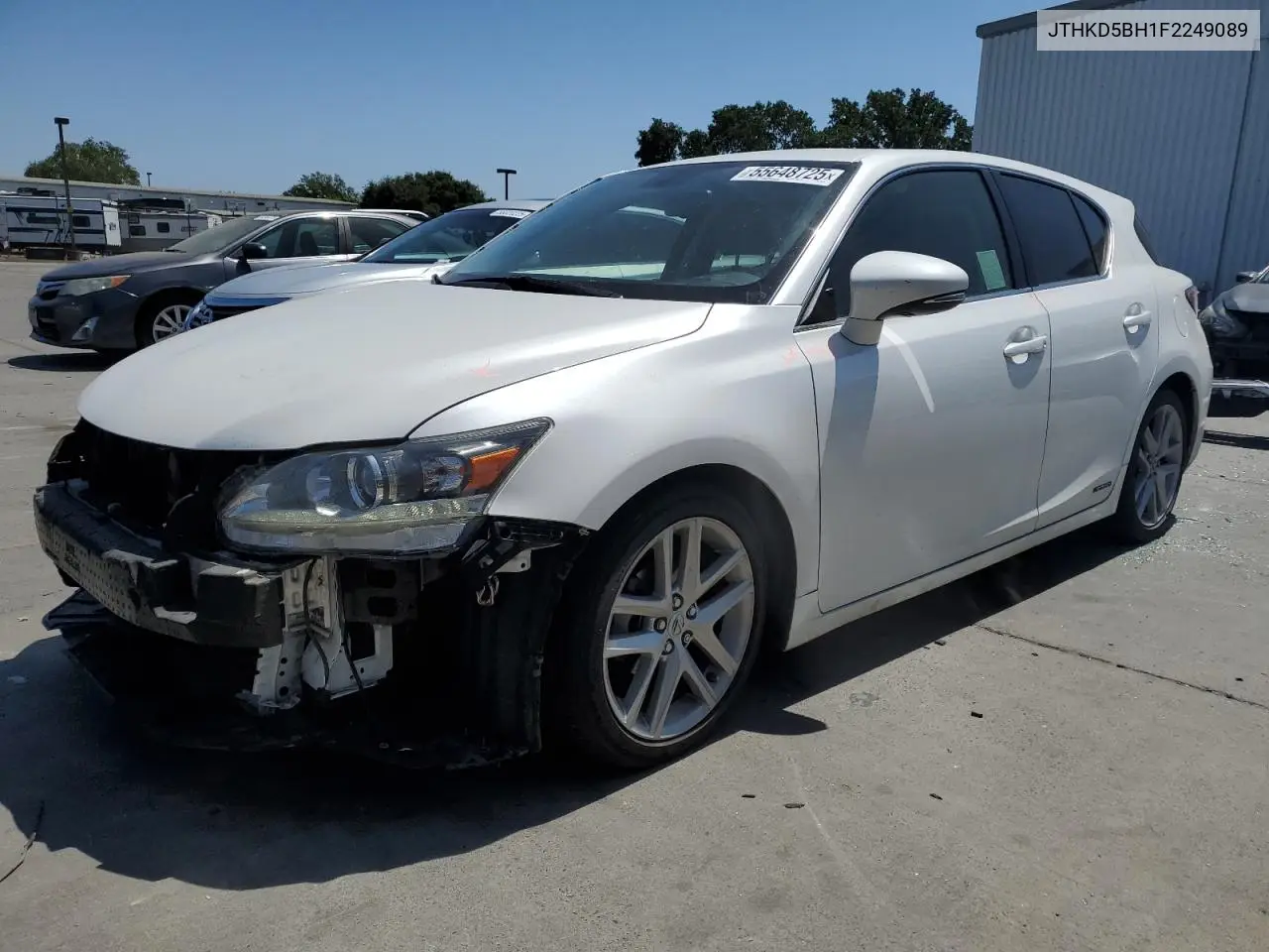2015 Lexus Ct 200 VIN: JTHKD5BH1F2249089 Lot: 55648725