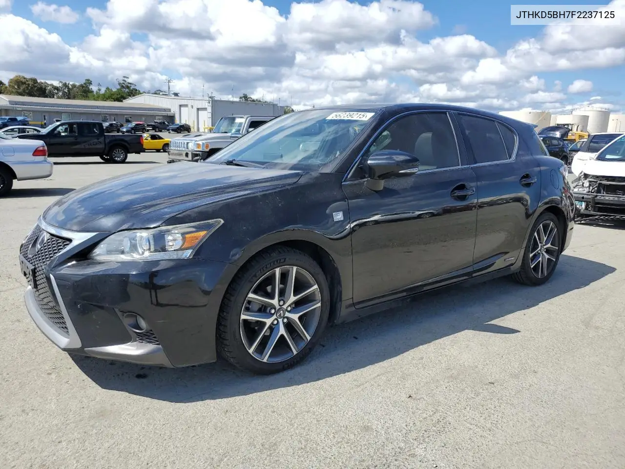 2015 Lexus Ct 200 VIN: JTHKD5BH7F2237125 Lot: 56239215