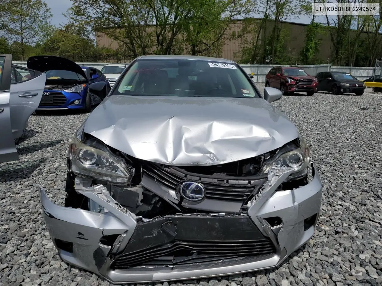 2015 Lexus Ct 200 VIN: JTHKD5BH8F2249574 Lot: 56719195